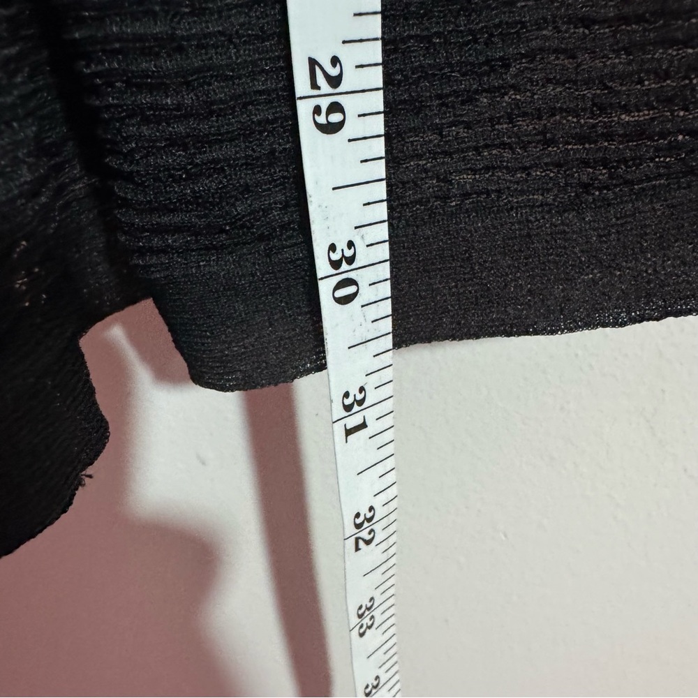 COS Black Draped Wrap Knit Top Oversized Minimalist Cowl Neck M/L - Picture 6 of 6